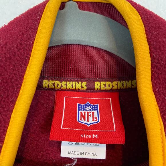 Men's NFL Washington Redskin's Fleece 1/4 Zip - Picture 3 of 6